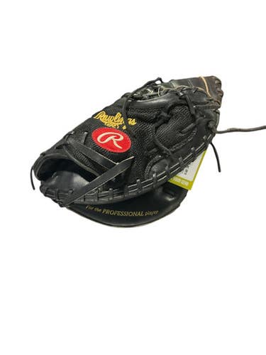Used Rawlings HEART OF THE HIDE CATCHERS MITT BB/SB Catchers RH Throw Black 34" 11834-S000043362