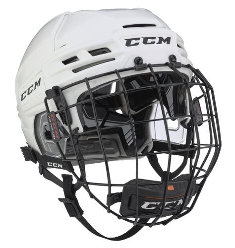 NEW CCM Tacks 910 Helmet Combo, White, Large