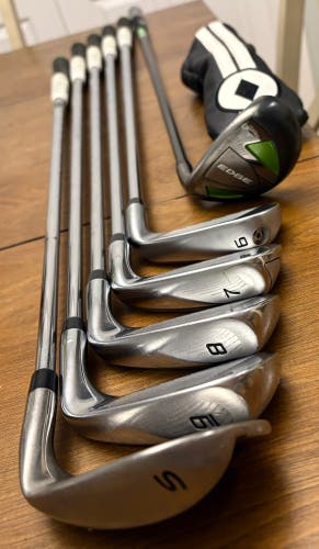 Men’s Left Handed Iron Set (6-9 Iron + SW) + 5 Hybrid