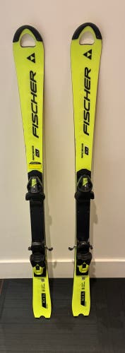 Fischer RC4 SL 135 cm Racing Skis With Bindings (Used)