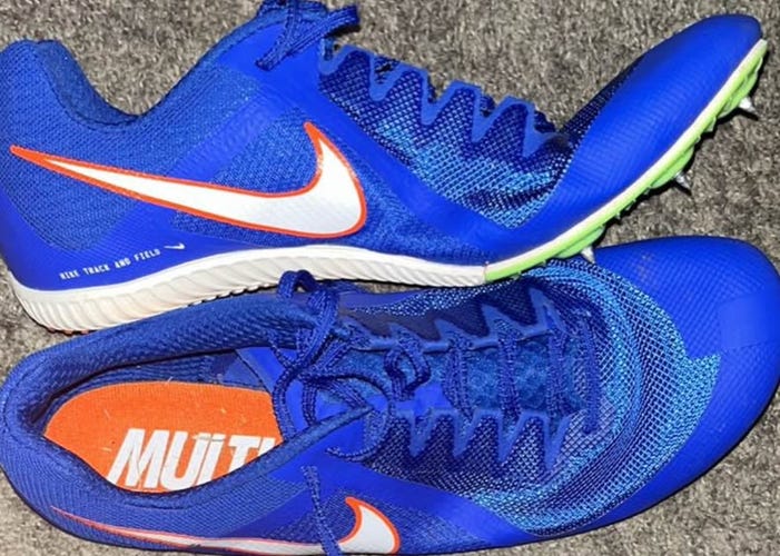 Blue Men's Size M 12.0 (W 13.0) Adult Nike Detachable Cleats Cleats (Used)