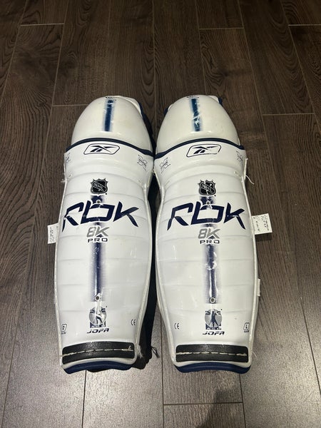 REEBOK ( JOFA ) 8k PRO SHIN PADS 16" NHL PRO STOCK