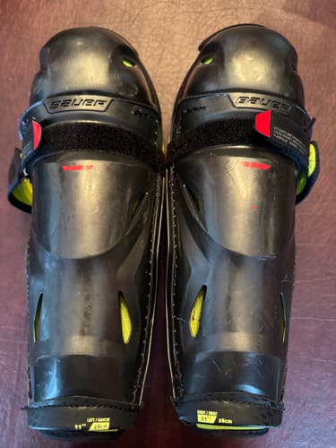 Junior Bauer Vapor 3X Pro 11" Shin Pads (Used)