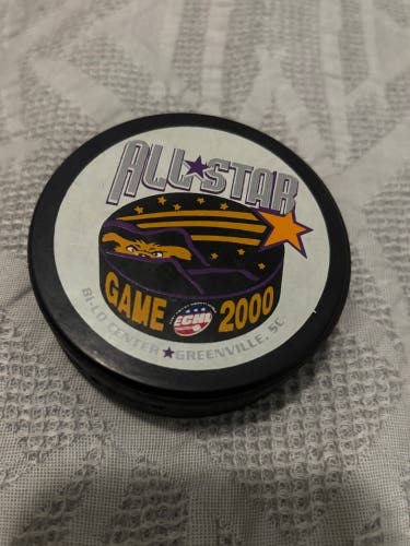 2000 ECHL All Star Game Hockey Puck Greenville South Carolina