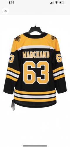 Fanatics Brad Marchand Bruins Jersey Youth L/XL $120 Retail New W Tags