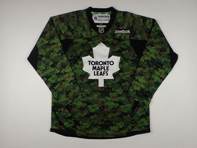 New Toronto Maple Leafs Camouflage Reebok Hockey Jersey Medium