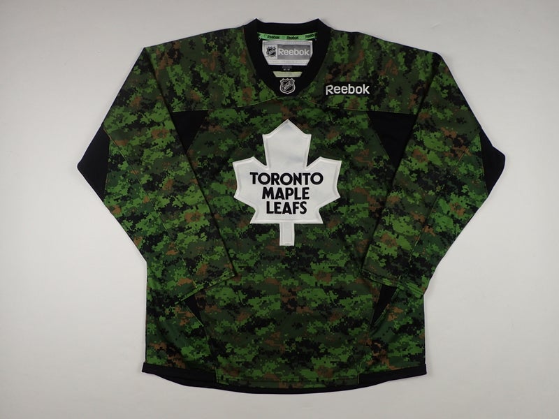 New Toronto Maple Leafs Camouflage Reebok Hockey Jersey Medium