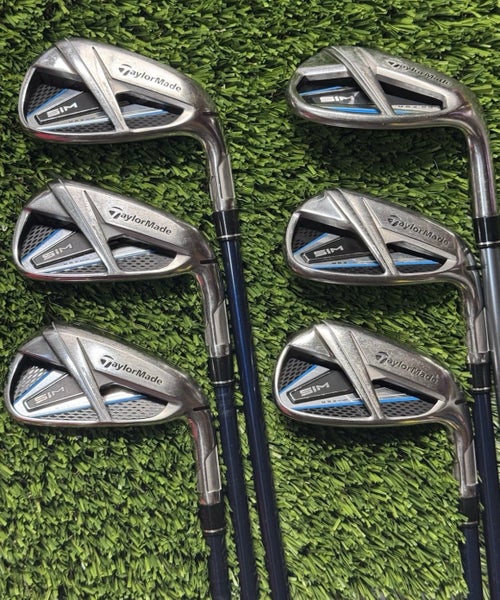 RH TaylorMade SIM Max Iron Set 6-Pw,Sw 6pc Regular R Flex Ventus Graphite Shaft