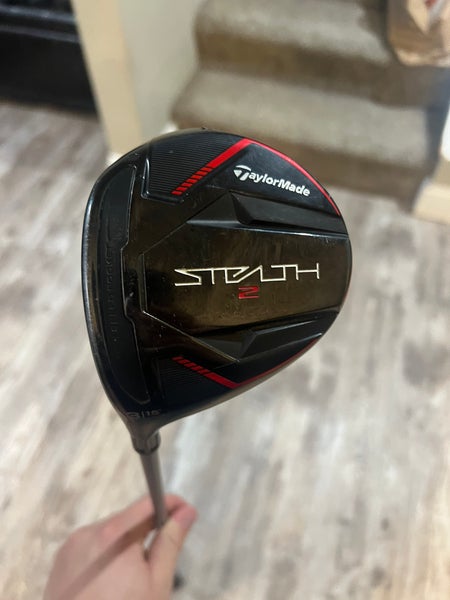 Men's TaylorMade Stealth 2 Left Hand Fairway Wood Regular Flex 3 Wood (Used)