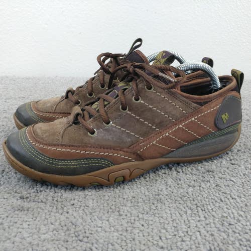 Merrell Mimosa Lace Cocoa Hiking Trail Shoes Women Size 7.5 Brown Suede