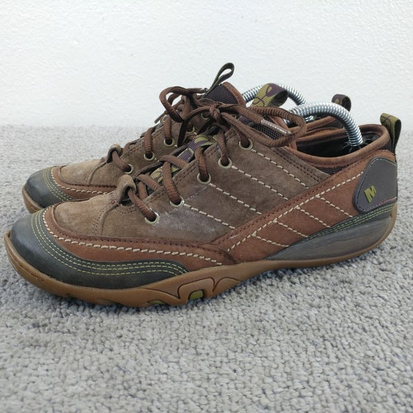 Merrell Mimosa Lace Cocoa Hiking Trail Shoes Women Size 7.5 Brown Suede