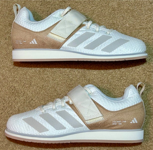 Adidas Powerlift 5 Weightlifting Shoes ‘Off White Warm Sandstone' Size Men’s US9, Women’s US10