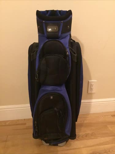 RJ Golf Cart Bag with 14-way Dividers & Rain Cover