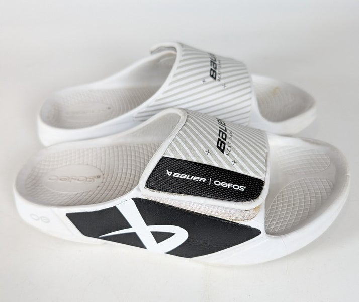 Bauer OOFOS Sport Flex Side Senior White Size: 6 M - 8 W Eur 39