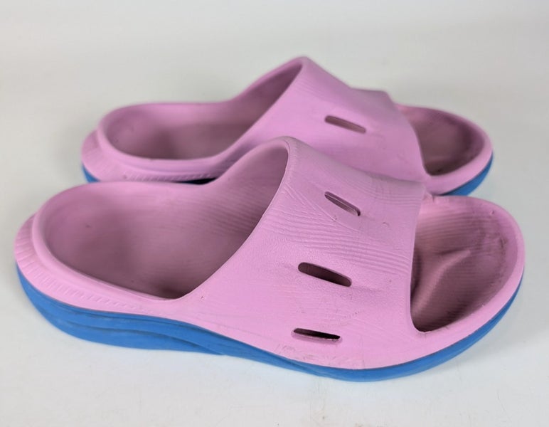 Hoka Ora Recovery Slides Womens Size: 8 Pink Comfort Sandals Stability Cushion