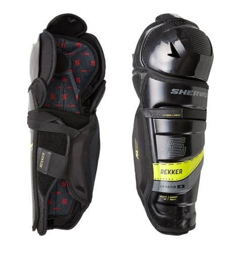 NEW Sherwood Rekker Legend 2 Hockey Player Shin Guards
