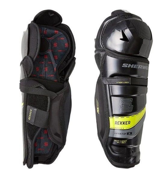 NEW Sherwood Rekker Legend 2 Hockey Player Shin Guards