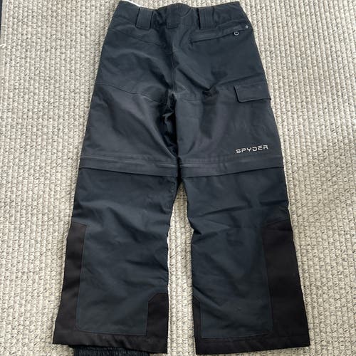 Spyder zip down ski pants size youth 12