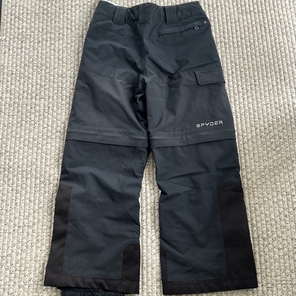 Spyder zip down ski pants size youth 12