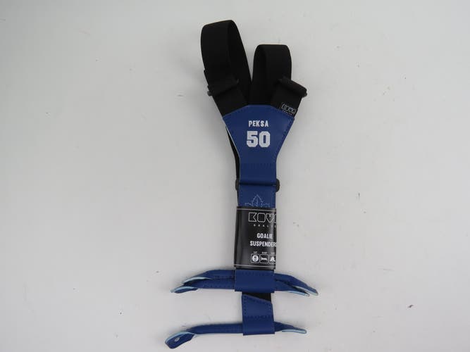 KOVA Goalie Toronto Marlies Maple Leafs AHL NHL Team Issued Pro Stock Goalie Suspenders PEKSA