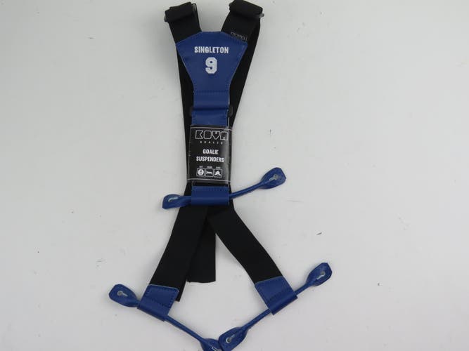 KOVA Goalie Toronto Marlies Maple Leafs AHL NHL Team Issued Pro Stock Goalie Suspenders SINGLETON