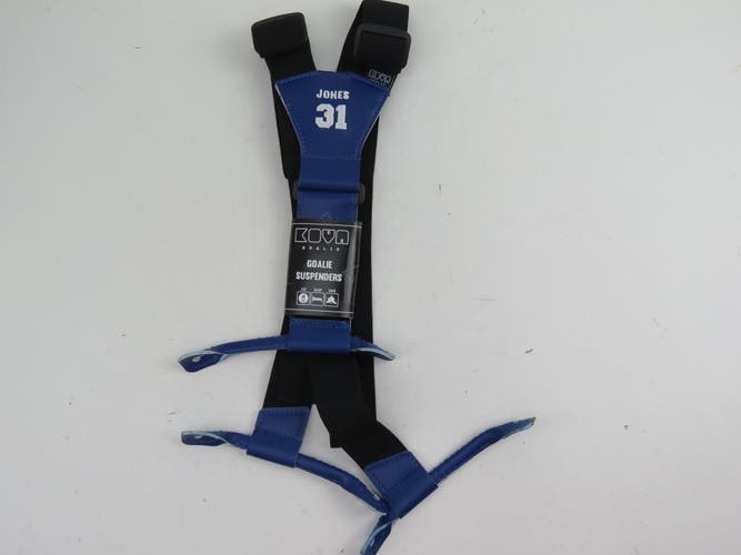 KOVA Goalie Toronto Marlies Maple Leafs AHL NHL Team Issued Pro Stock Goalie Suspenders JONES