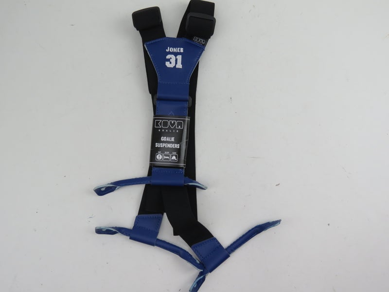 KOVA Goalie Toronto Marlies Maple Leafs AHL NHL Team Issued Pro Stock Goalie Suspenders JONES