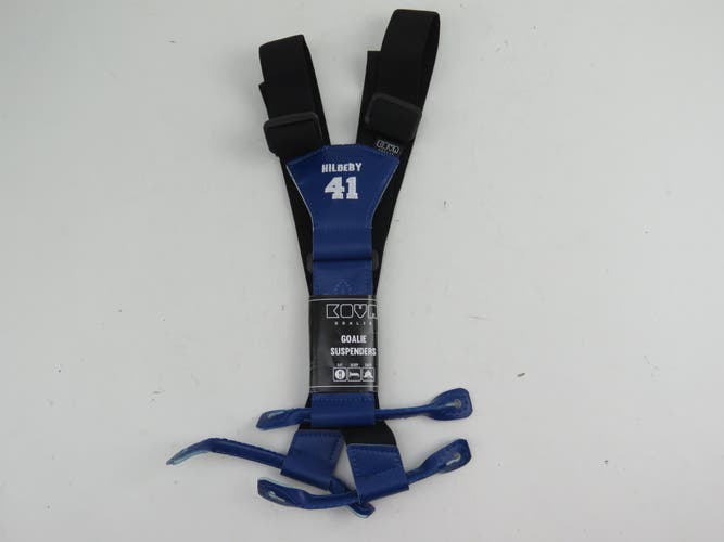 KOVA Goalie Toronto Marlies Maple Leafs AHL NHL Team Issued Pro Stock Goalie Suspenders HILDEBY