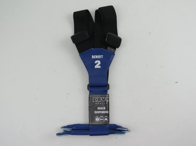 KOVA Goalie Toronto Marlies Maple Leafs AHL NHL Team Issued Pro Stock Goalie Suspenders BENOIT