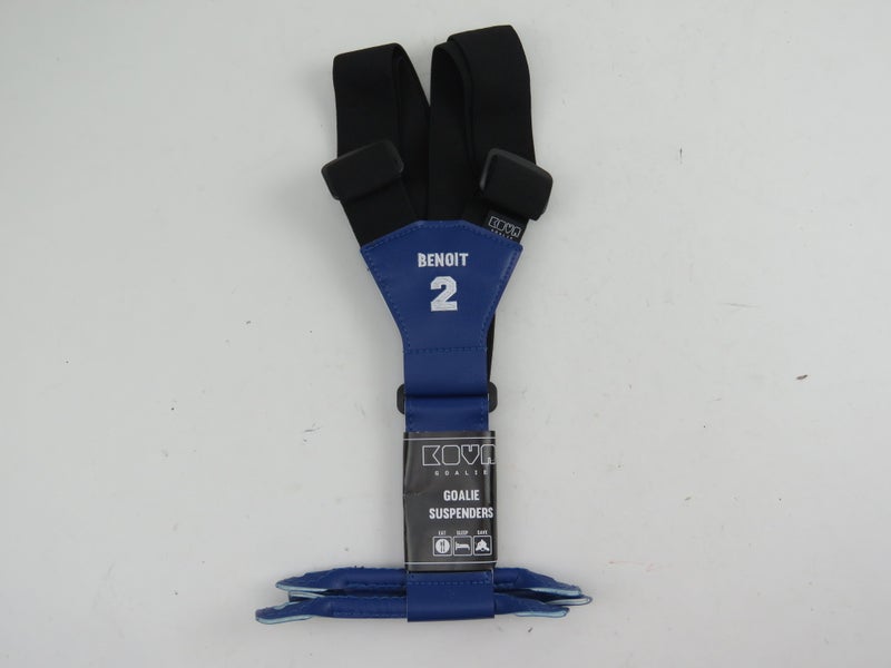 KOVA Goalie Toronto Marlies Maple Leafs AHL NHL Team Issued Pro Stock Goalie Suspenders BENOIT