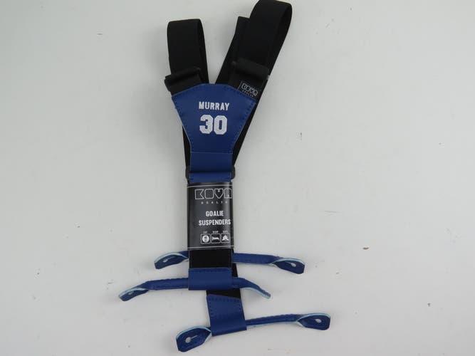 KOVA Goalie Toronto Marlies Maple Leafs AHL NHL Team Issued Pro Stock Goalie Suspenders MURRAY