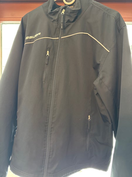 Black Men's Large Bauer Warm-up Jacket (Used) Team Black