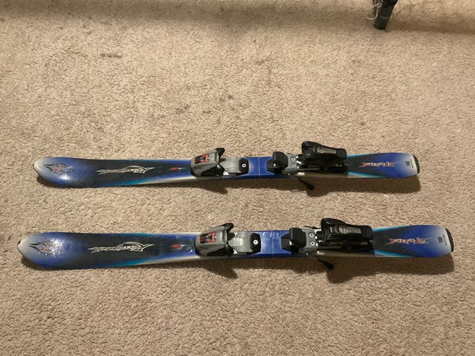 Kid's All Mountain 100 cm Rossignol Rebel Skis With Bindings (Used)