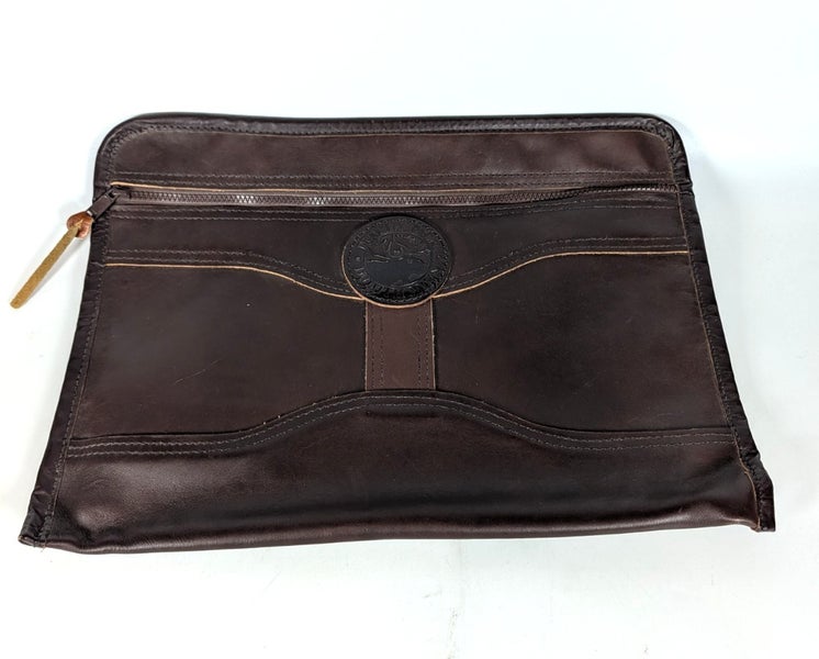 Duluth Pack Envelope Brown Leather Document Brief Case