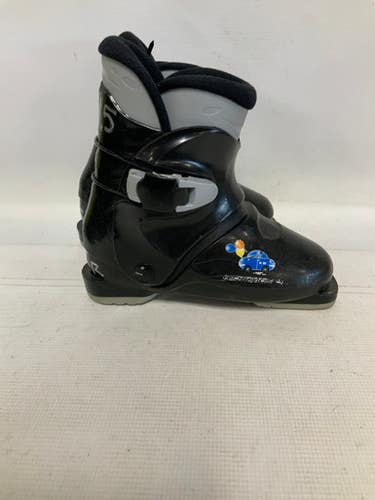 Used Rossignol R18 Boys DH Ski Boot Black 225 MP - J04.5 - W5.5 11823-S000036217