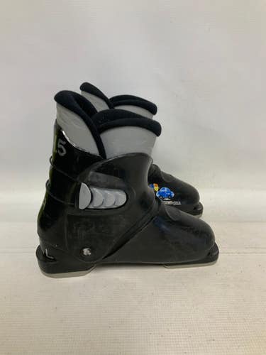Used Rossignol R18 Boys DH Ski Boot Black 225 MP - J04.5 - W5.5 11823-S000036215