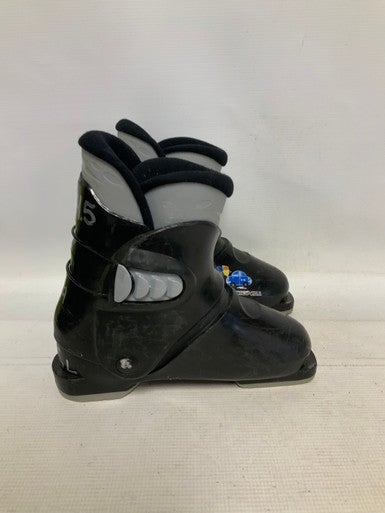 Used Rossignol R18 Boys DH Ski Boot Black 225 MP - J04.5 - W5.5 11823-S000036215