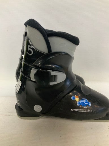Used Rossignol R18 Boys DH Ski Boot Black 225 MP - J04.5 - W5.5 11823-S000036216