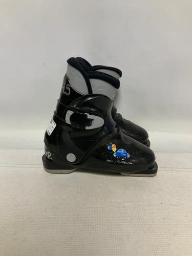 Used Rossignol R18 Boys DH Ski Boot Black 225 MP - J04.5 - W5.5 11823-S000036211
