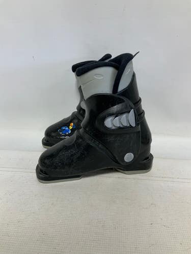 Used Rossignol R18 Boys DH Ski Boot Black 205 MP - J01 11823-S000036208