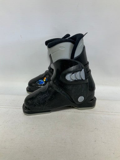 Used Rossignol R18 Boys DH Ski Boot Black 205 MP - J01 11823-S000036208
