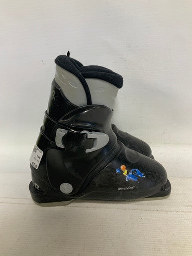 Used Rossignol R18 Boys DH Ski Boot Black 205 MP - J01 11823-S000036207