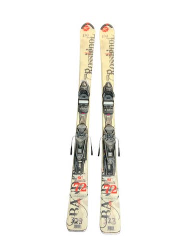 Used Rossignol SC 72 BANDIT Boys DH Ski/Binding White 130 cm 11823-S000036193