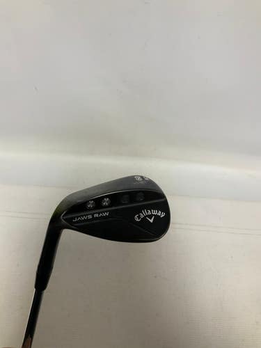 Used Callaway JAWS RAW BLACK 60 8Z Golf Wedge Mens LH 60 Degree 11823-S000036168