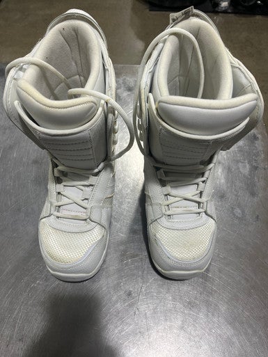 Used SIREN Womens Snowboard Boots White Senior 9 11605-S000210677