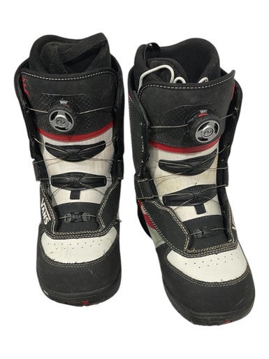 Used Vans Mens Snowboard Boots Black Senior 8 11847-S000031479