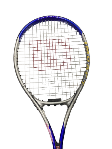 Used Wilson IMPACT Adult Tennis Racquet Royal Blue 4 1/4" 11613-S000172905
