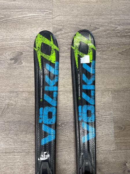 Volkl RTM Jr 130 cm Skis With Marker 4.5 Bindings (Used