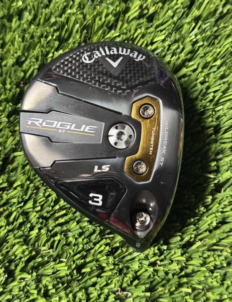 Right Handed Callaway Rogue ST LS 3 15* bonded Tungsten fairway wood Head only