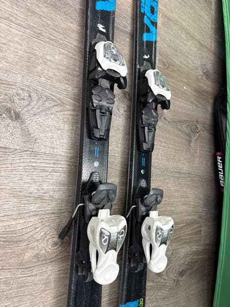 Volkl RTM Jr 130 cm Skis With Marker 7.0 Bindings (Used